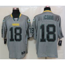 Cheap Randall Cobb Packers Jersey #18 Grey From China Lights Out