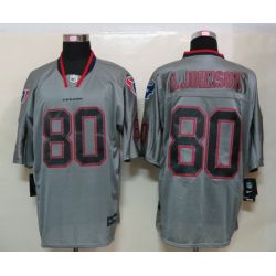 Cheap Andre Johnson Texans Jersey #80 Grey From China Lights Out