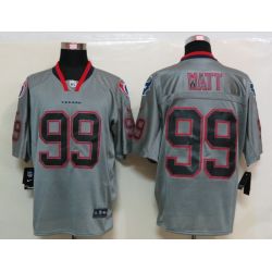 Cheap JJ Watt Texans Jersey #99 Grey From China Lights Out
