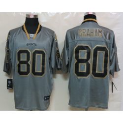 Cheap Jimmy Graham Saints Jersey #80 Grey From China Lights Out