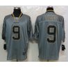 Cheap Drew Brees Saints Jersey #9 Grey From China Lights Out