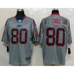 Cheap Victor Cruz Giants Jersey #80 Grey From China Lights Out