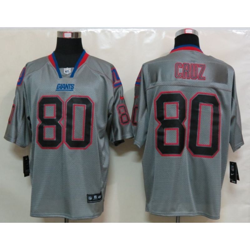 Cheap Victor Cruz Giants Jersey #80 Grey From China Lights Out