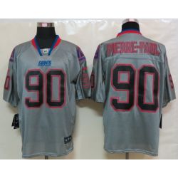 Cheap Jason Pierre-Paul Giants Jersey #90 Grey From China Lights Out