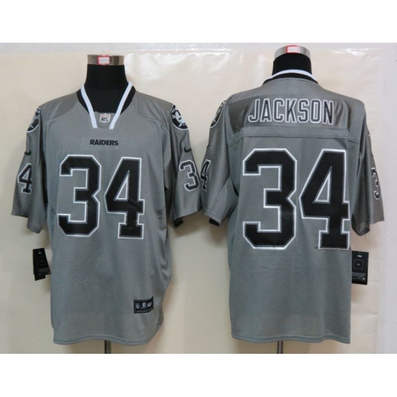 Cheap Bo Jackson Raiders Jersey #34 Grey From China Lights Out Cheap Bo Jackson Raiders Jersey #34 Grey From China Lights Out