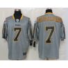 Cheap Ben Roethlisberger Steelers Jersey #7 Grey From China Lights Out