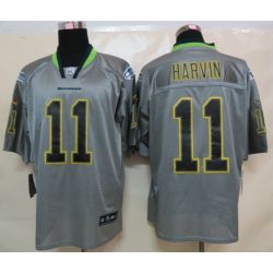 Cheap Percy Harvin Seahawks Jersey #11 Grey From China Lights Out