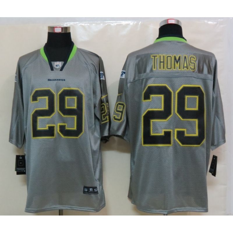 Cheap Earl Thomas Seahawks Jersey #29 Grey From China Lights Out