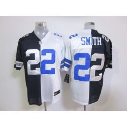 Cheap Emmitt Smith Cowboys Jersey #22 Blue-White From China Split