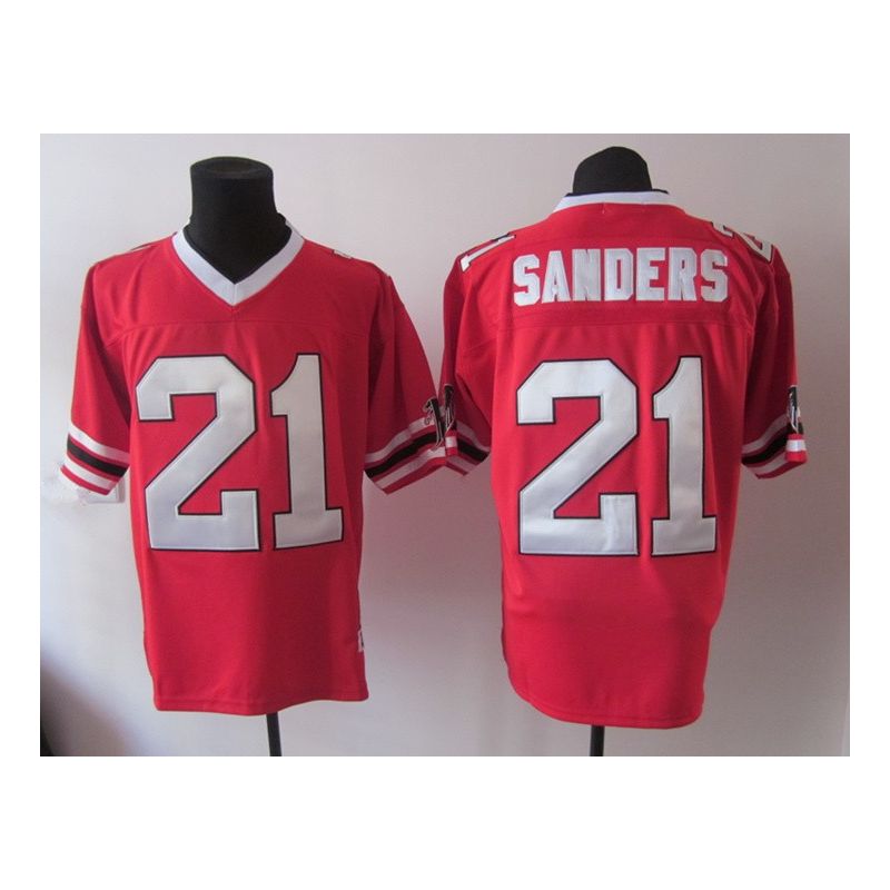 Cheap Deion Sanders Falcons Jersey #21 Red From China Throwback Cheap Deion Sanders Falcons Jersey #21 Red From China Throwback