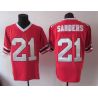 Cheap Deion Sanders Falcons Jersey #21 Red From China Throwback