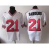 Cheap Deion Sanders Falcons Jersey #21 White From China Throwback