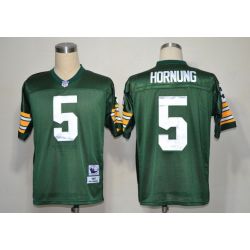 Cheap Paul Hornung Packers Jersey #5 Green From China Throwback