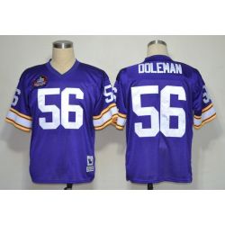 Cheap Chris Doleman Vikings Jersey #56 Purple Hall of Fame From China Throwback