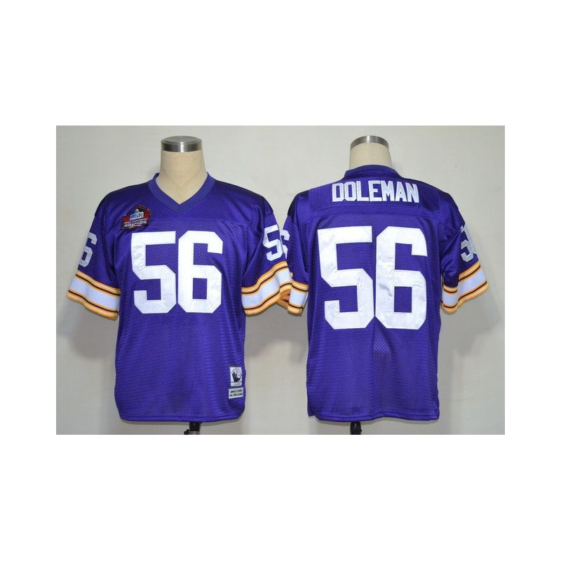 Cheap Chris Doleman Vikings Jersey #56 Purple Hall of Fame From China Throwback
