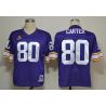 Cheap Cris Carter Vikings Jersey #80 Purple Hall of Fame From China Throwback