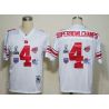 Cheap SuperBowl Champs Giants Jersey #4 White From China Throwback