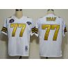 Cheap Willie Roaf Jets Jersey #77 White Hall of Fame From China Throwback