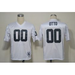 Cheap Jim Otto Raiders Jersey #0 White From China Throwback