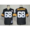 Cheap LC Greenwood Steelers Jersey #68 Black From China Throwback