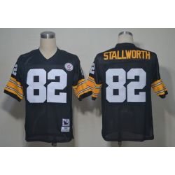 Cheap John Stallworth Steelers Jersey #82 Black From China Throwback