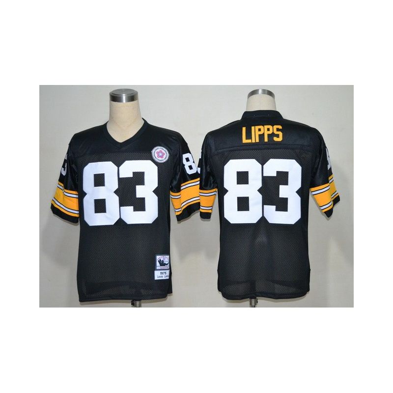 Cheap Louis Lipps Steelers Jersey #83 Black From China Throwback
