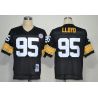 Cheap Greg Lloyd Steelers Jersey #95 Black From China Throwback
