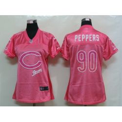 Cheap Julius Peppers Bears Jersey #90 Pink From China FEM FAN