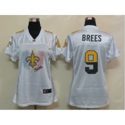 Cheap Drew Brees Saints Jersey #9 White From China FEM FAN