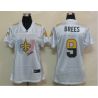 Cheap Drew Brees Saints Jersey #9 White From China FEM FAN