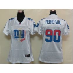 Cheap Jason Pierre-Paul Giants Jersey #90 White From China FEM FAN