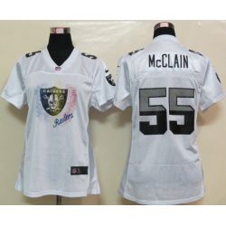 Cheap Rolando McClain Raiders Jersey #55 White From China FEM FAN