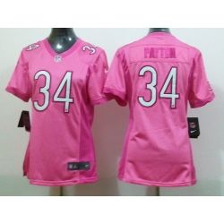 Cheap Walter Payton Bears Jersey #34 Pink From China Love Pink