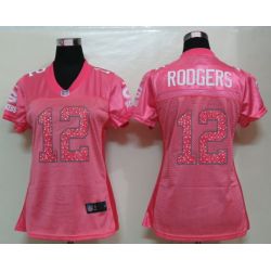 Cheap Aaron Rodgers Packers Jersey #12 From China Pink Elite