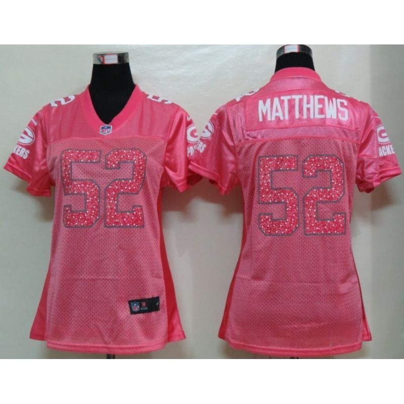 Cheap Clay Matthews Packers Jersey #52 From China Pink Elite