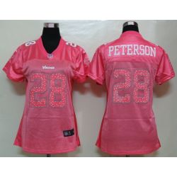 Cheap Adrian Peterson Vikings Jersey #28 From China Pink Elite