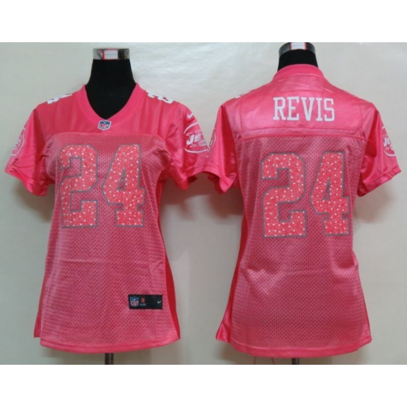 Cheap Darrelle Revis Jets Jersey #24 From China Pink Elite