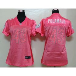 Cheap Troy Polamalu Steelers Jersey #43 From China Pink Elite