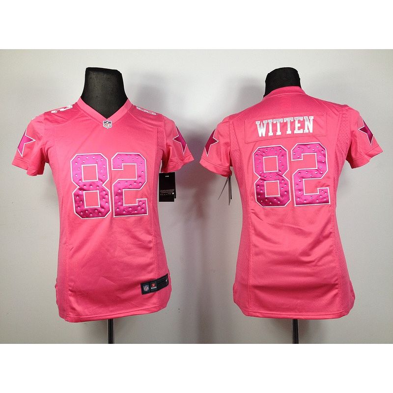Cheap Jason Witten Cowboys Jersey #82 From China Pink Game