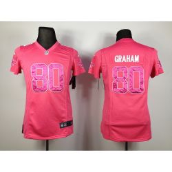 Cheap Jimmy Graham Saints Jersey #80 From China Pink Game