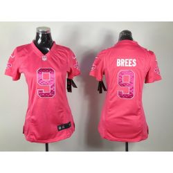 Cheap Drew Brees Saints Jersey #9 From China Pink Game