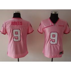 Cheap Drew Brees Saints Jersey #9 Pink From China Pink Love