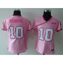 Cheap Eli Manning Giants Jersey #10 Pink From China Pink Love