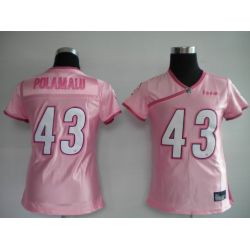 Cheap Troy Polamalu Steelers Jersey #43 Pink From China Pink Love