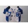 Cheap Reggie Wayne Colts Jersey #87 Blue-White From China split elite