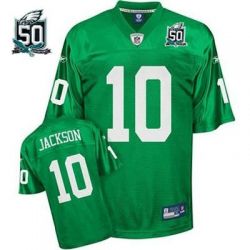 Cheap DeSean Jackson Eagles Jersey #10 Emerald 50th From China