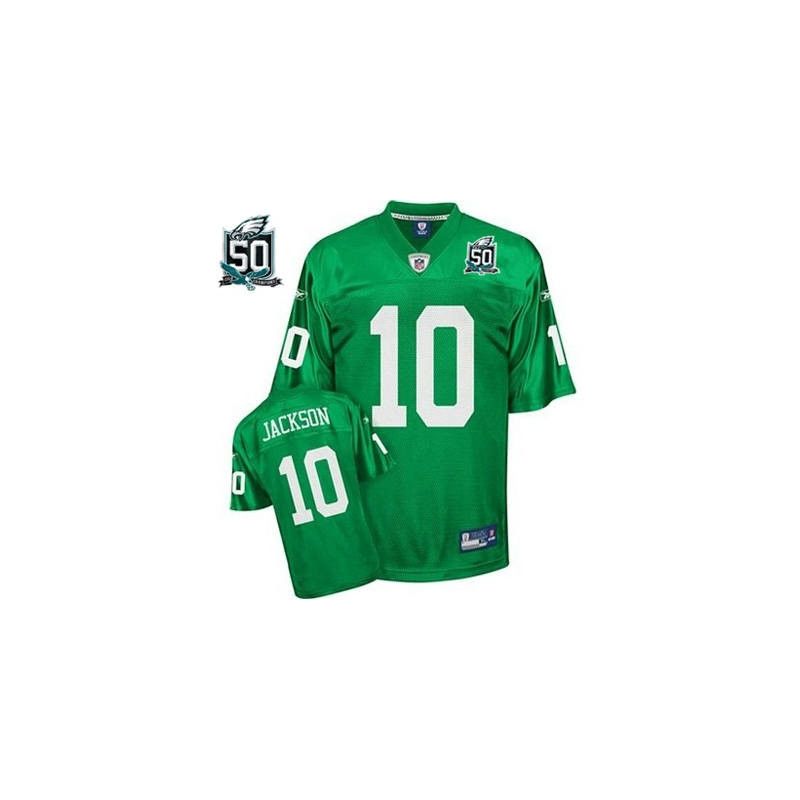 Cheap DeSean Jackson Eagles Jersey #10 Emerald 50th From China