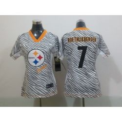 Cheap Ben Roethlisberger Steelers Jersey #7 From China Zebra Fashion