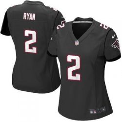 Cheap Matt Ryan Falcons Jersey #2 Black From China Game