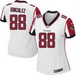 Cheap Tony Gonzalez Falcons Jersey #88 White From China Game